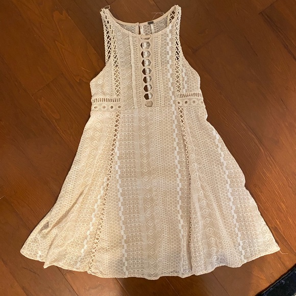 NWOT free people wherever you go crocheted mini dress size 0 - Picture 2 of 8